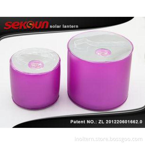 Decorative Foldable Colored Solar Powered Lanterns Outdoor